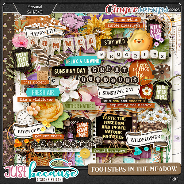 Footsteps in the Meadow Kit by JB Studio