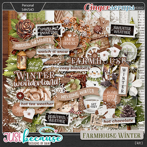 Farmhouse Winter Kit by JB Studio