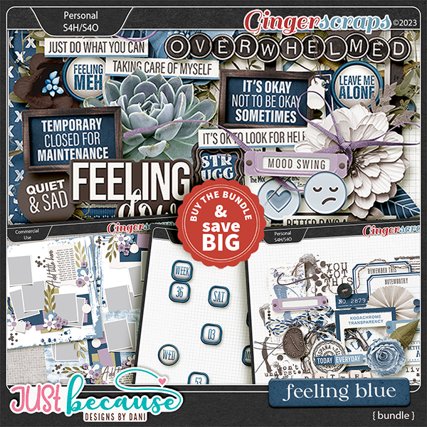 Feeling Blue Bundle by JB Studio