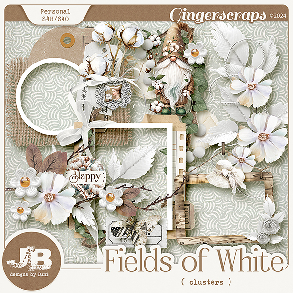 Fields of White Clusters by JB Studio