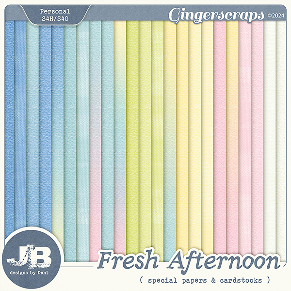 Fresh Afternoon Special Papers & Solids by JB Studio