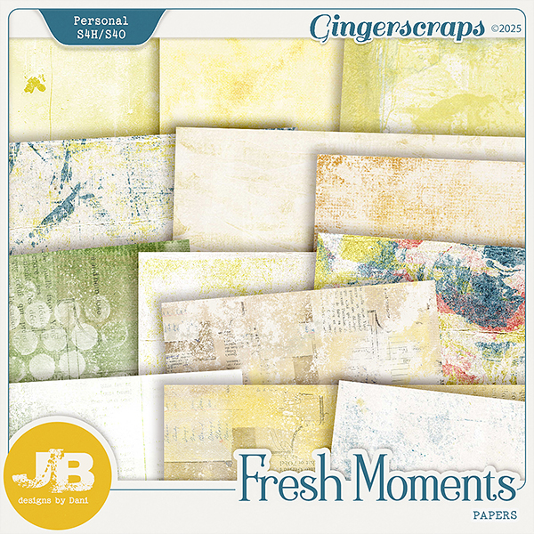 Fresh Moments Papers by JB Studio
