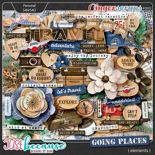 Going Places Elements by JB Studio