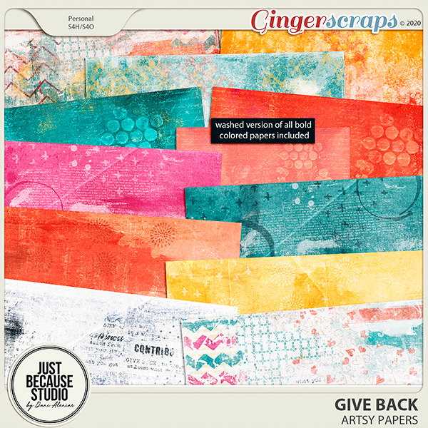 Give Back Artsy Papers by JB Studio