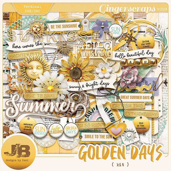 Golden Days Kit by JB Studio