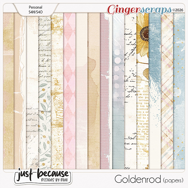 Goldenrod Papers by JB Studio