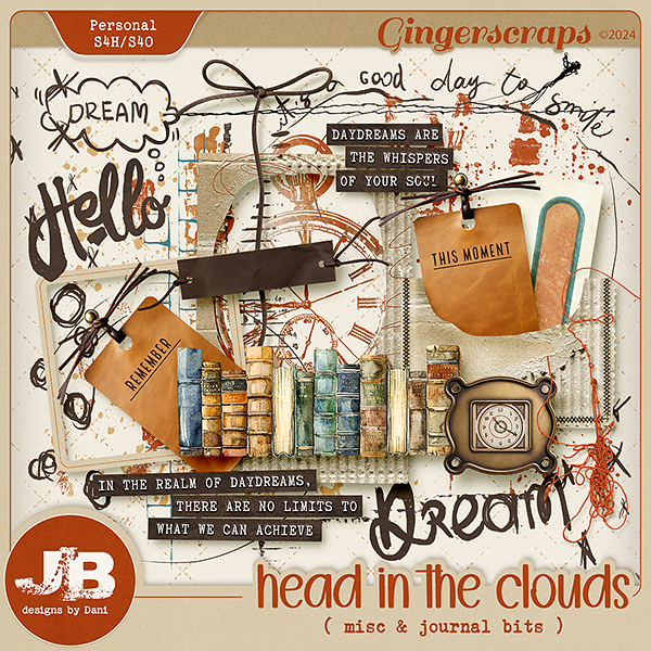 Head In The Clouds Misc & Journal Bits by JB Studio