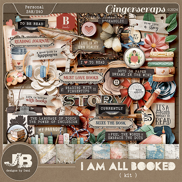 I Am All Booked Kit by JB Studio