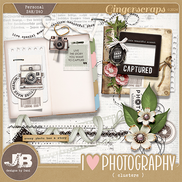 I Love Photography Clusters by JB Studio