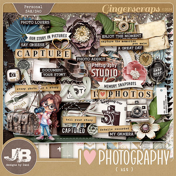 I Love Photography Kit by JB Studio