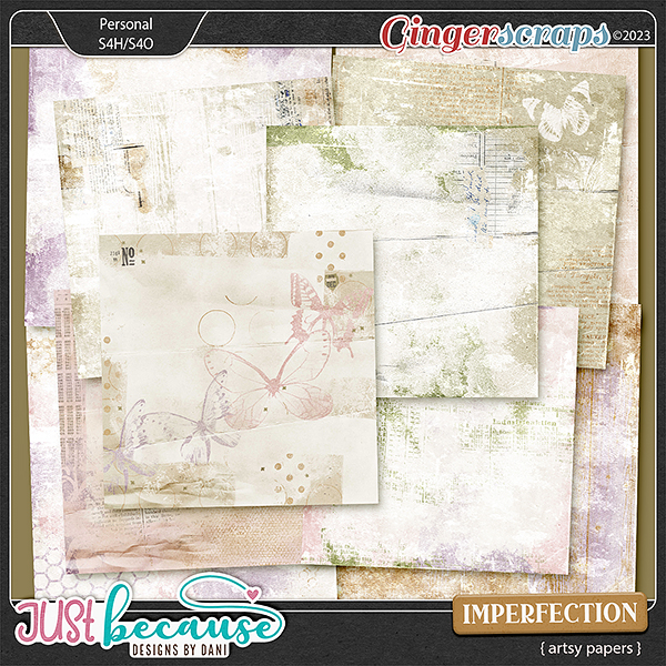 Imperfection Artsy Papers by JB Studio