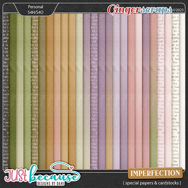 Imperfection Special Papers & Cardstocks by JB Studio
