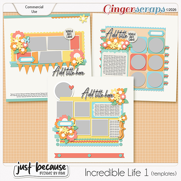 {CU} Incredible Life 1 Templates By JB Studio