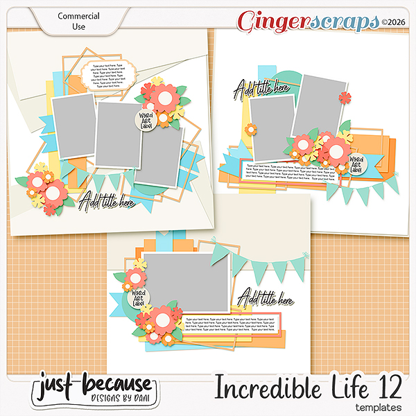 {CU} Incredible Life 12 Templates By JB Studio