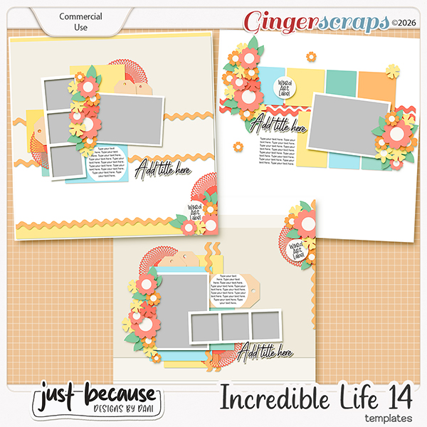 {CU} Incredible Life 14 Templates By JB Studio