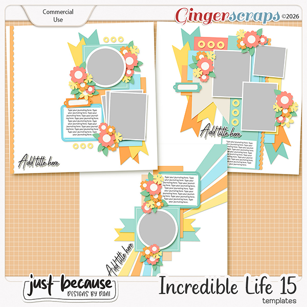 {CU} Incredible Life 15 Templates By JB Studio