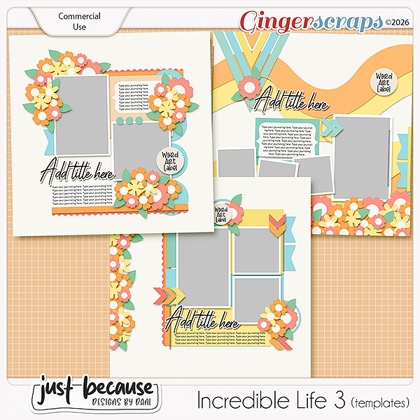 {CU} Incredible Life 3 Templates By JB Studio