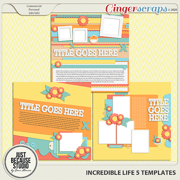 Incredible Life 5 Templates By JB Studio