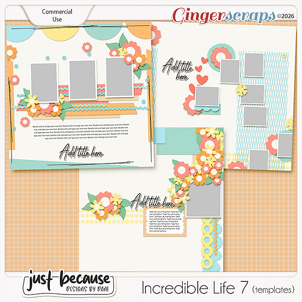 {CU} Incredible Life 7 Templates By JB Studio