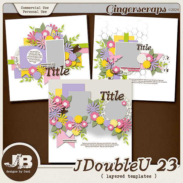 {CU} JDoubleU 23 Templates by JB Studio