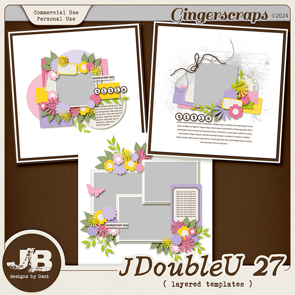 {CU} JDoubleU 27 Templates by JB Studio