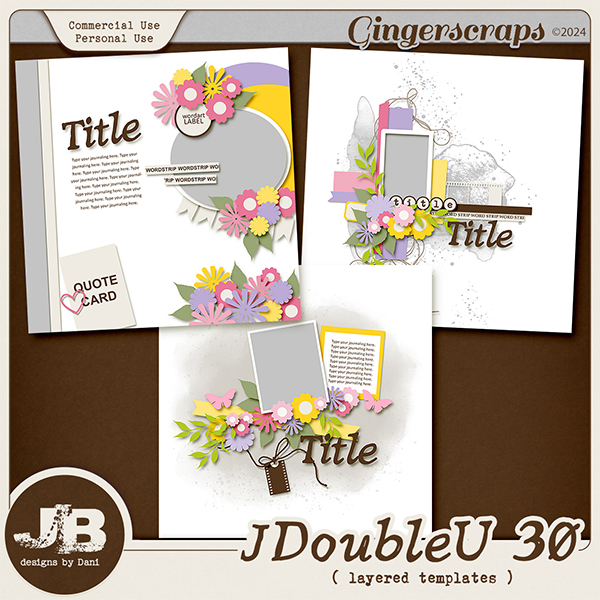 {CU} JDoubleU 30 Templates by JB Studio