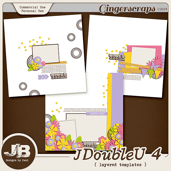 JDoubleU 4 Templates by JB Studio