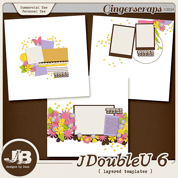 JDoubleU 6 Templates by JB Studio