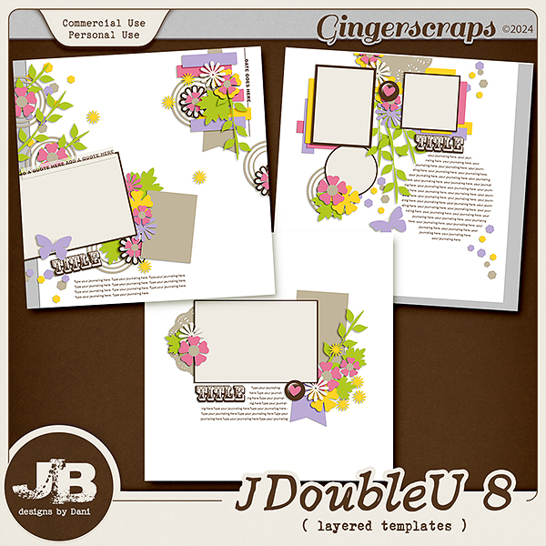 JDoubleU 8 Templates by JB Studio