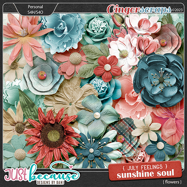 July Feelings: Sunshine Soul Flowers by JB Studio