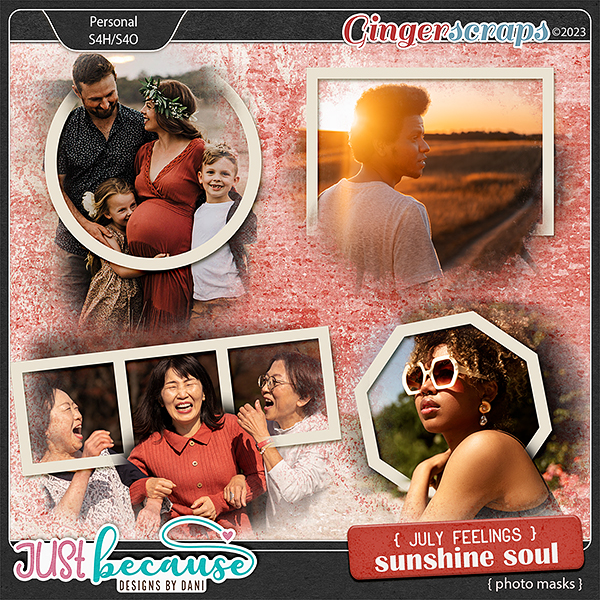 July Feelings: Sunshine Soul Masks by JB Studio