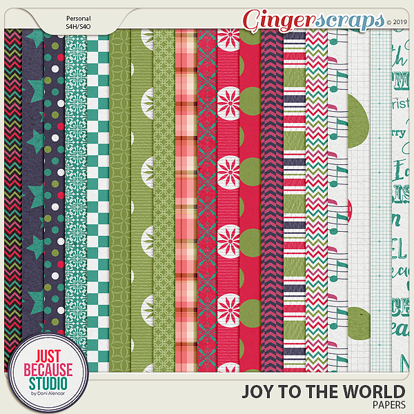 Joy To The World Papers by JB Studio