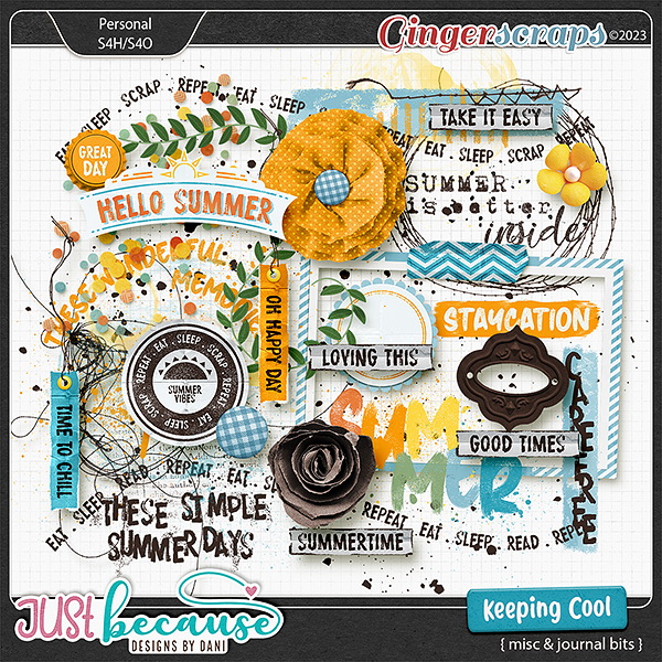 Keeping Cool Misc & Journal Bits by JB Studio