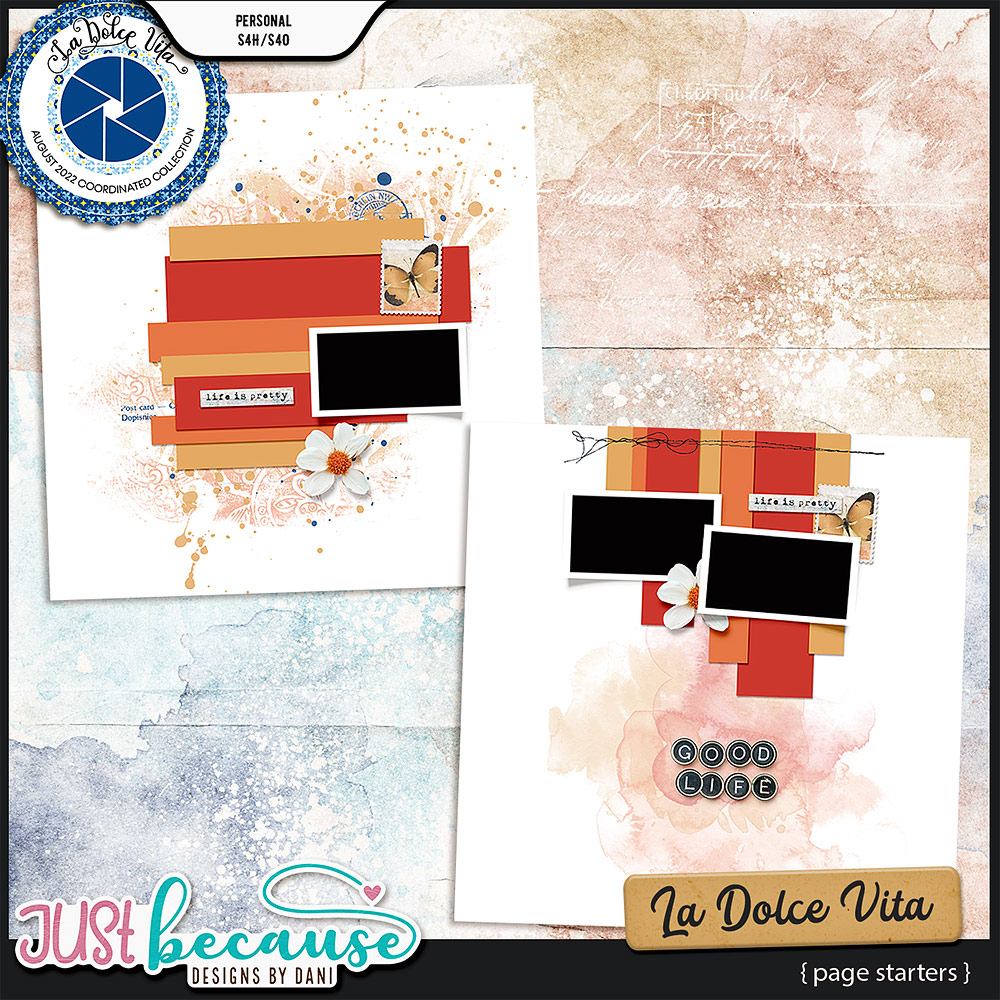 La Dolce Vita Page Starters by JB Studio