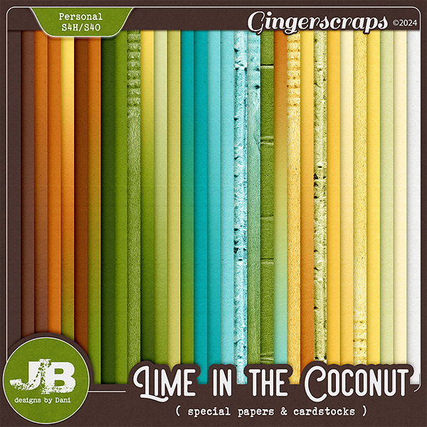 Lime In The Coconut Special Papers & Cardstocks by JB Studio