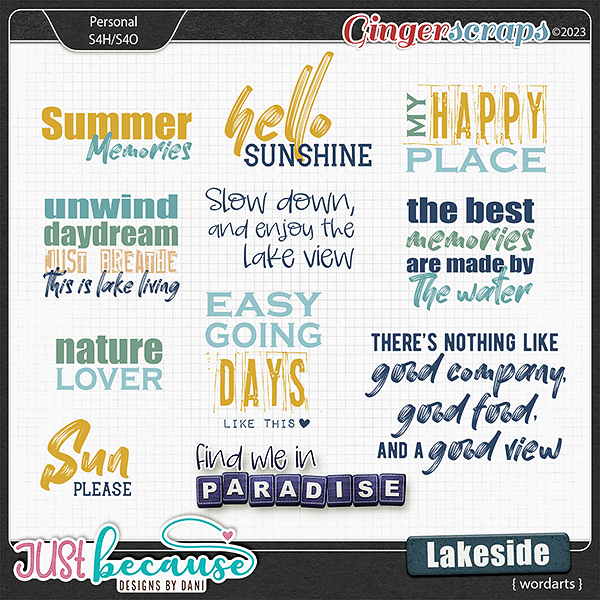 Lakeside Wordarts by JB Studio