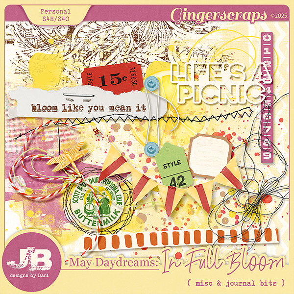 May Daydreams: In Full Bloom Misc & Journal Bits by JB Studio