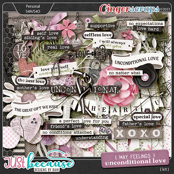 May Feelings: Unconditional Love Kit by JB Studio