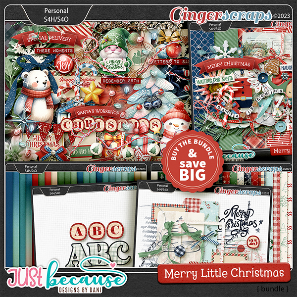 Merry Little Christmas Bundle by JB Studio