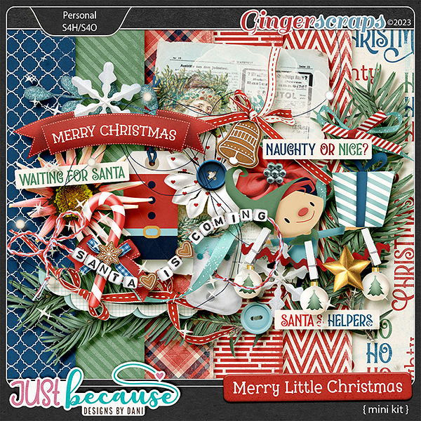 Merry Little Christmas Mini Kit by JB Studio