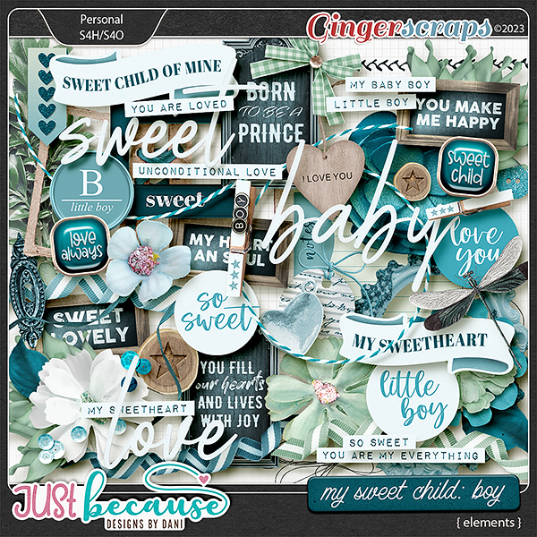 My Sweet Child {Boy} Elements by JB Studio