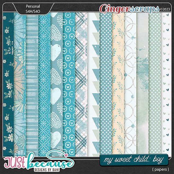 My Sweet Child {Boy} Papers by JB Studio