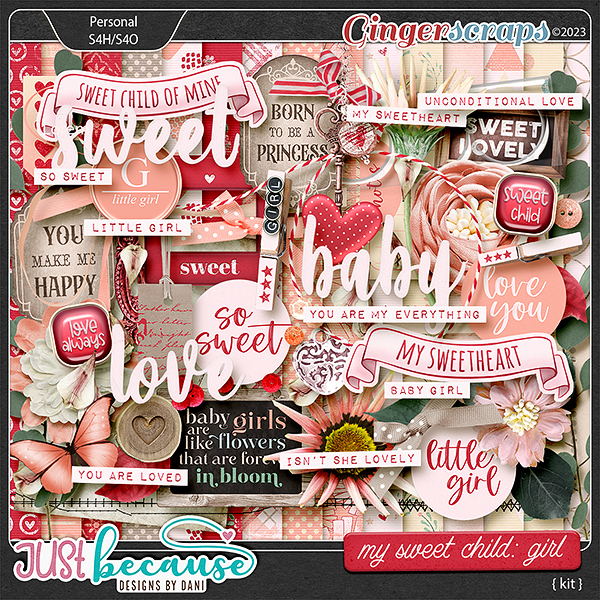 My Sweet Child {Girl} Kit by JB Studio