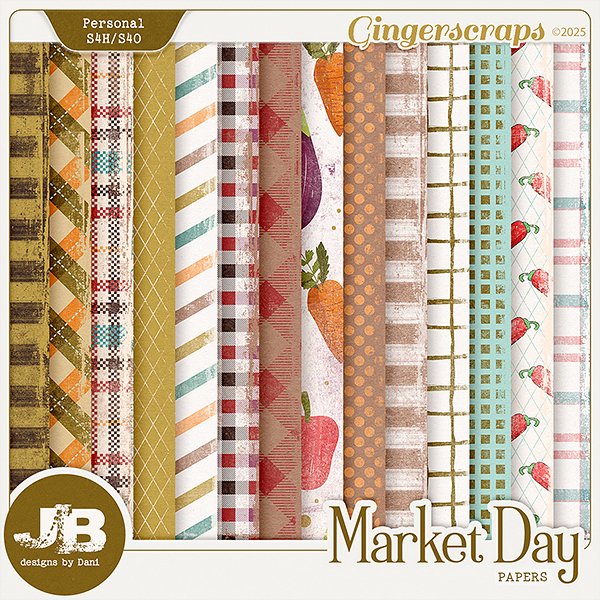 Market Days Papers by JB Studio