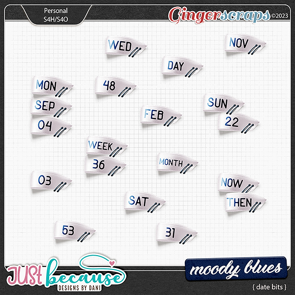 Moody Blues Date Bits by JB Studio