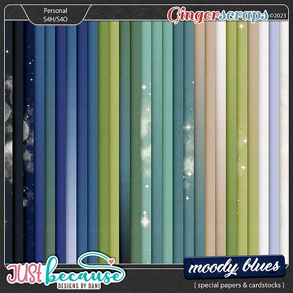 Moody Blues Special Papers & Cardtocks by JB Studio