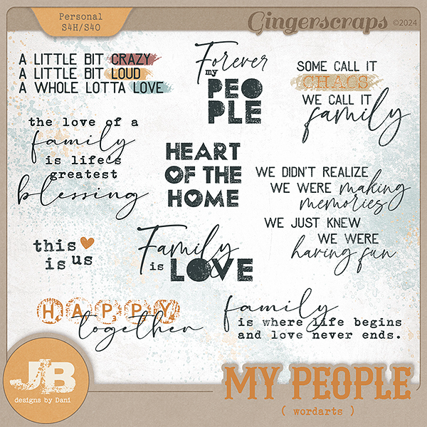 My People Wordarts by JB Studio