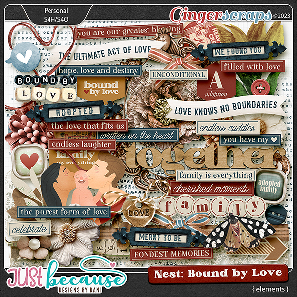 Nest {Bound By Love} Elements by JB Studio