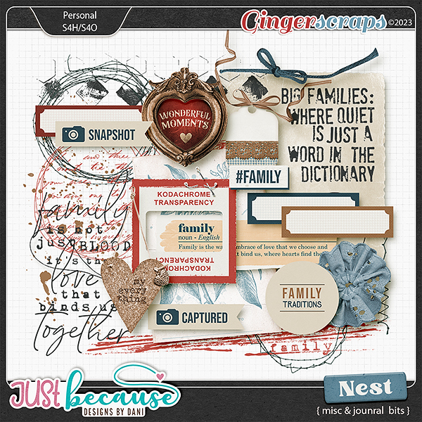 Nest Misc & Journal Bits by JB Studio