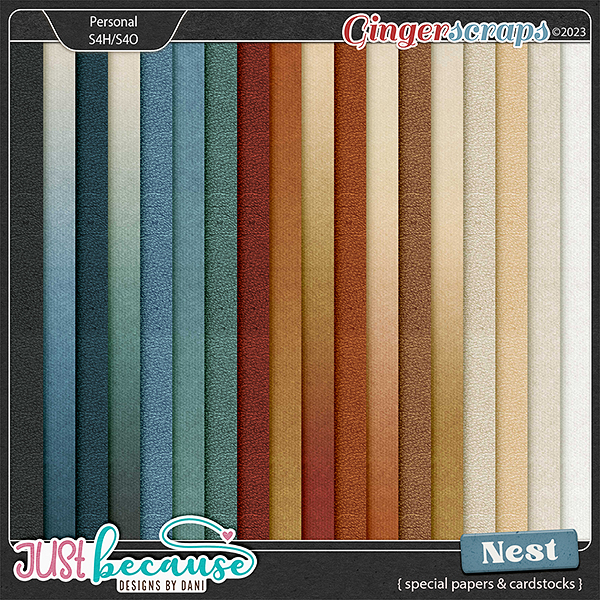 Nest Ombré Papers & Cardstocks by JB Studio